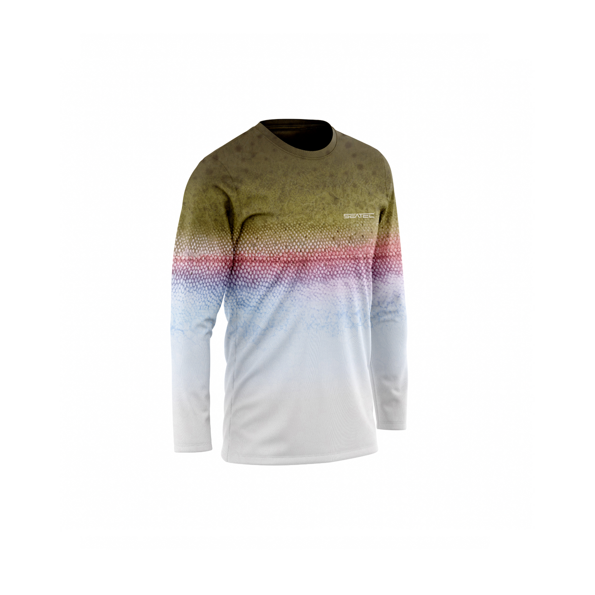 Rainbow Trout Sport Tec Crew Long Sleeve - Youth