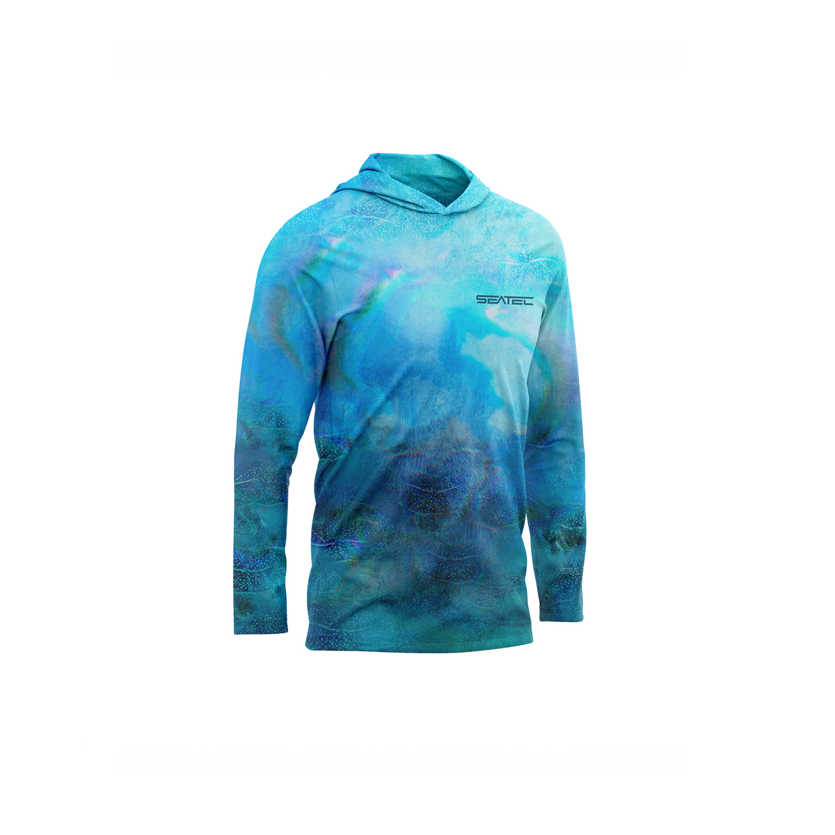 Blue Crab Sport Tec Hooded Long Sleeve - Youth