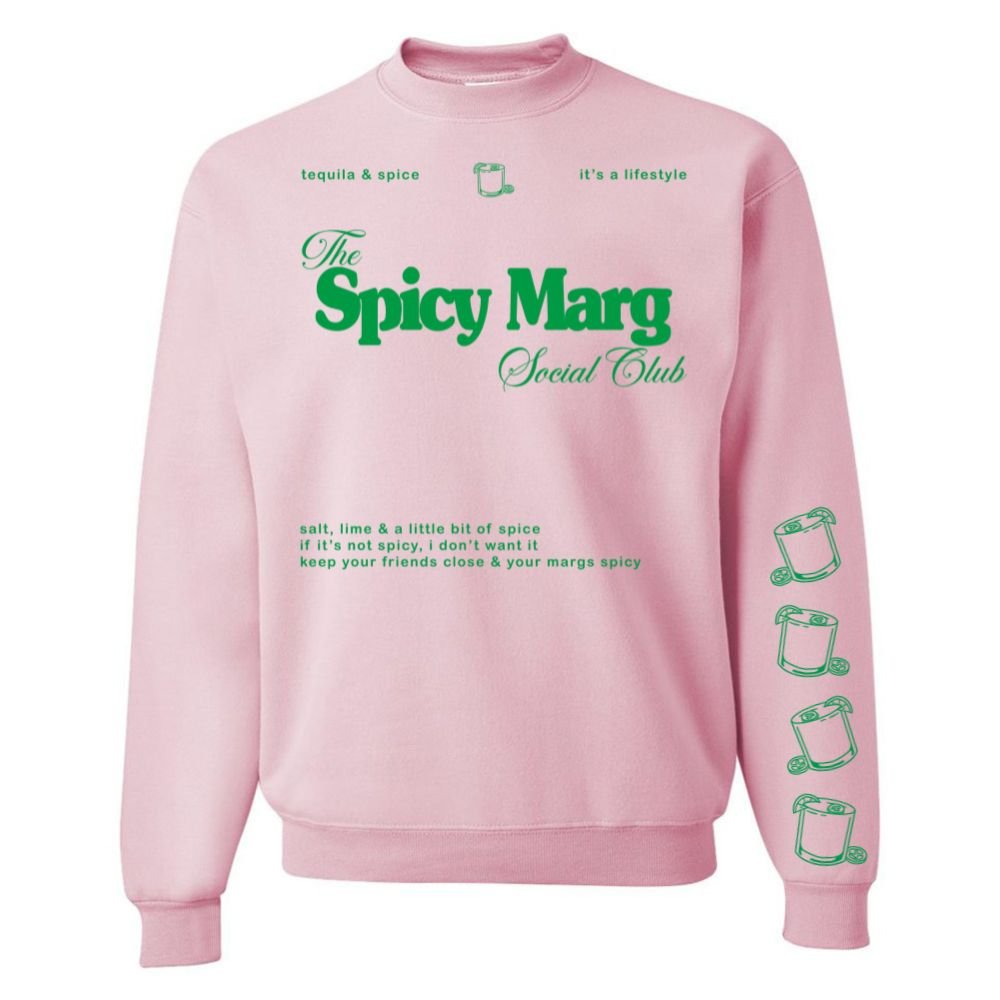 'Spicy Marg Social Club' Crewneck Sweatshirt