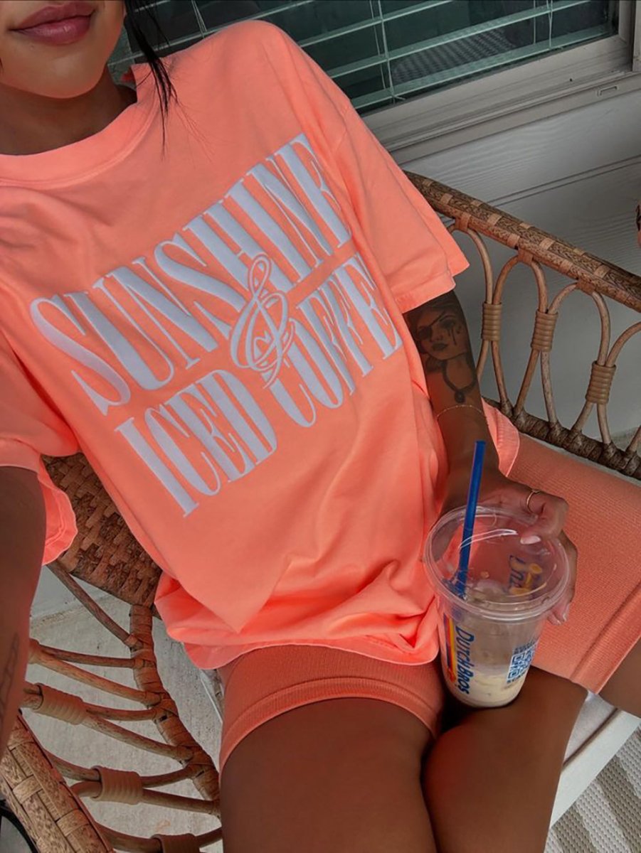 PUFF 'Sunshine & Iced Coffee' T-Shirt