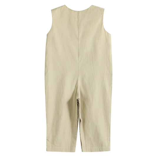 Tan Pumpkin Truck Overalls