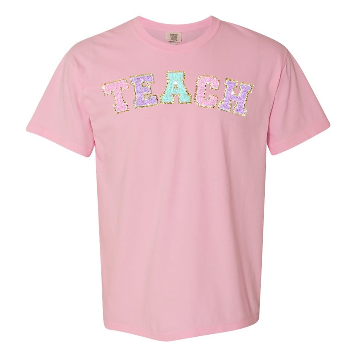 'Teach' Letter Patch T-Shirt