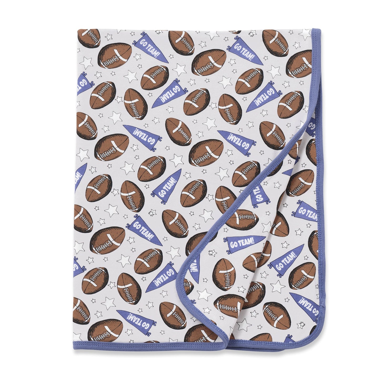 Baby Boy's American Football Bamboo Stroller Blanket