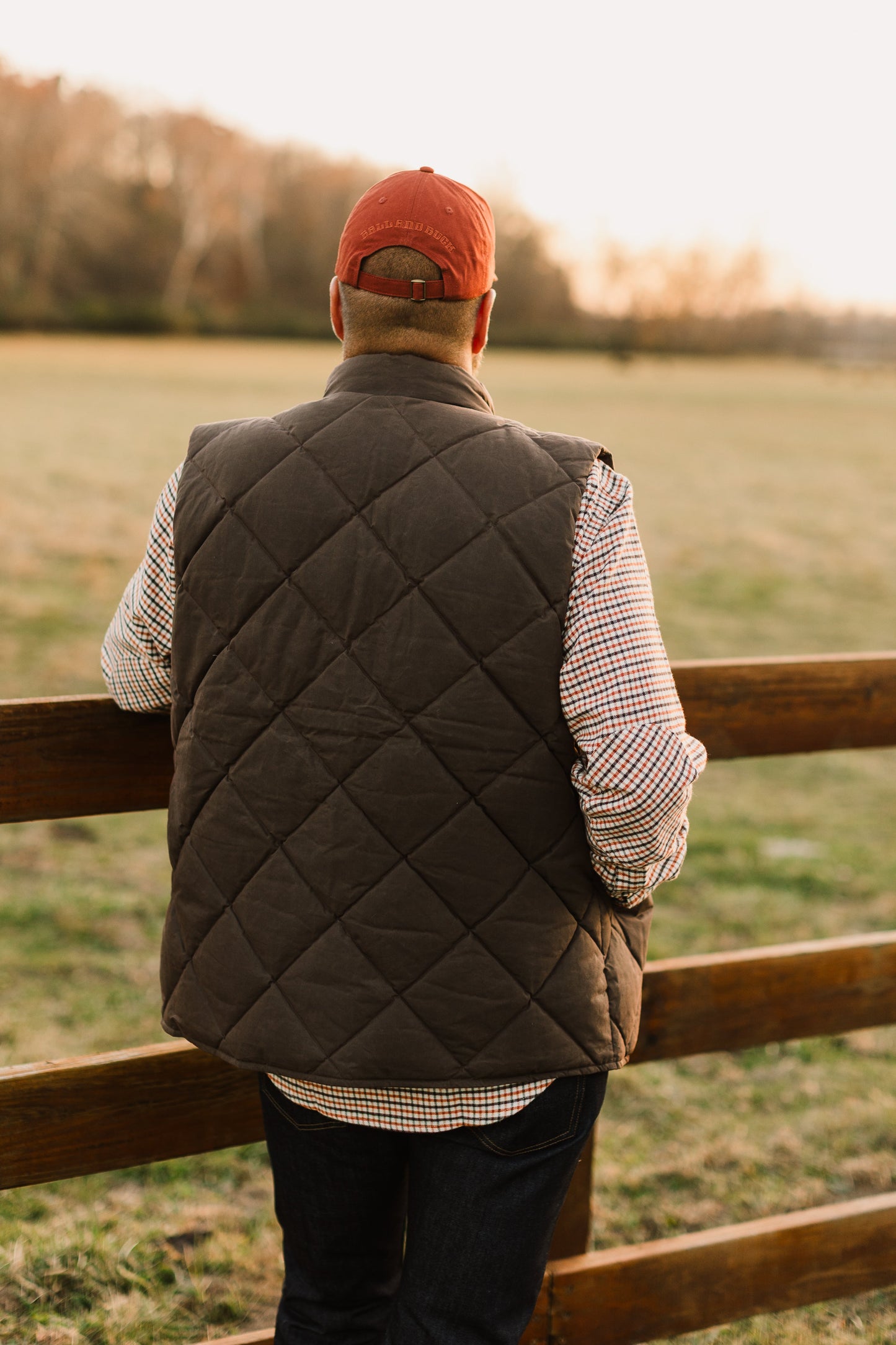 Arthur Quilted Waxed Down Vest