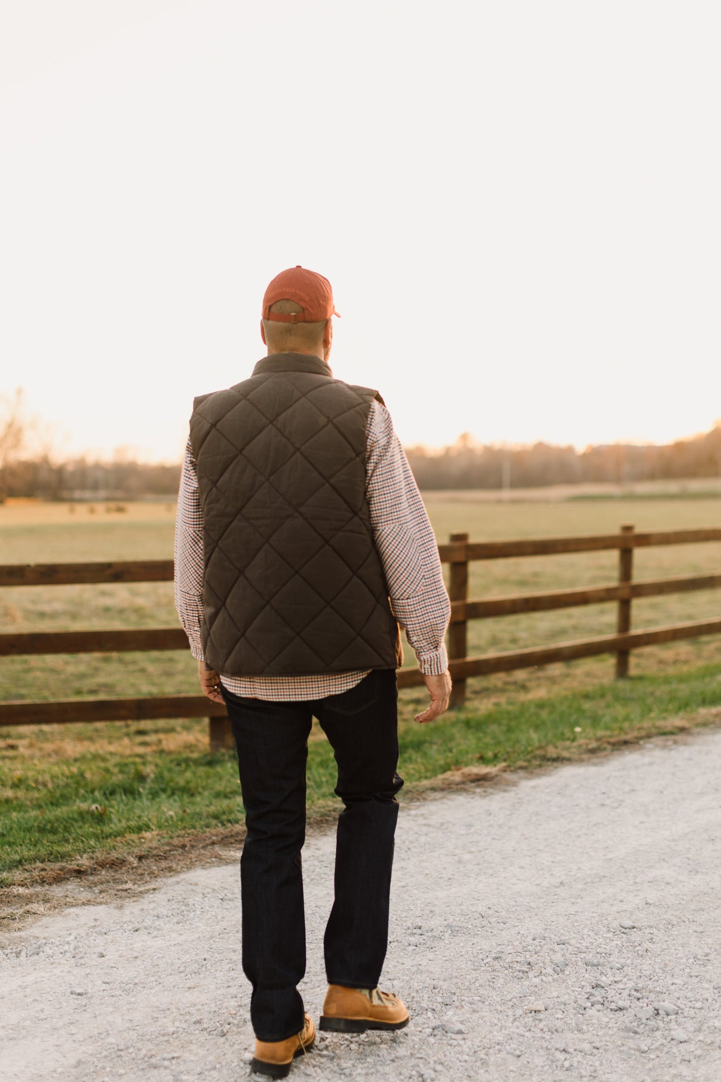 Arthur Quilted Waxed Down Vest