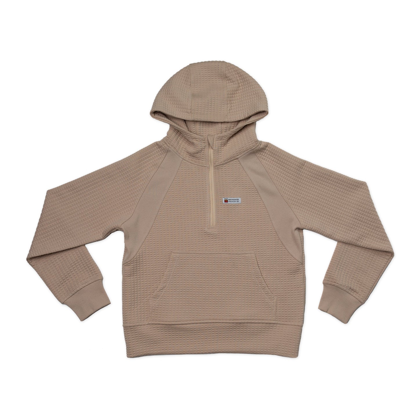 Women's Waffle Tech Hoodie (Latte)