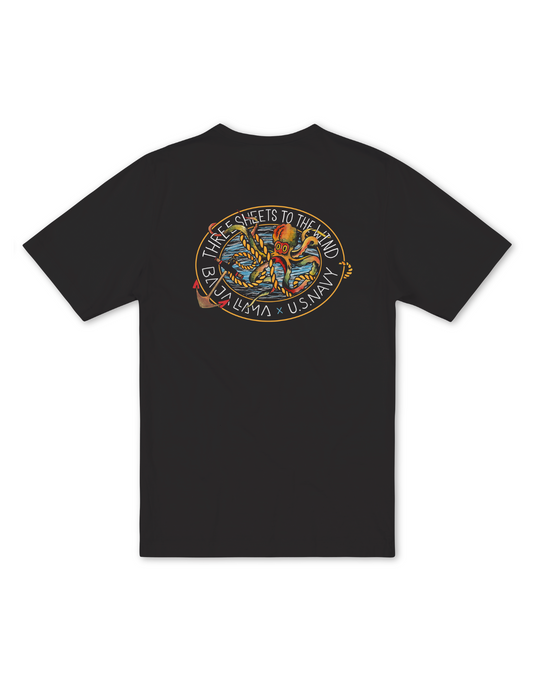 SAILOR STORIES OCTOPUS - BLACK PRIMO GRAPHIC TEE