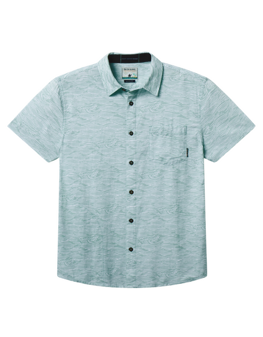 ROLL TIDES - FERN GREEN 7-SEAS™ BUTTON UP