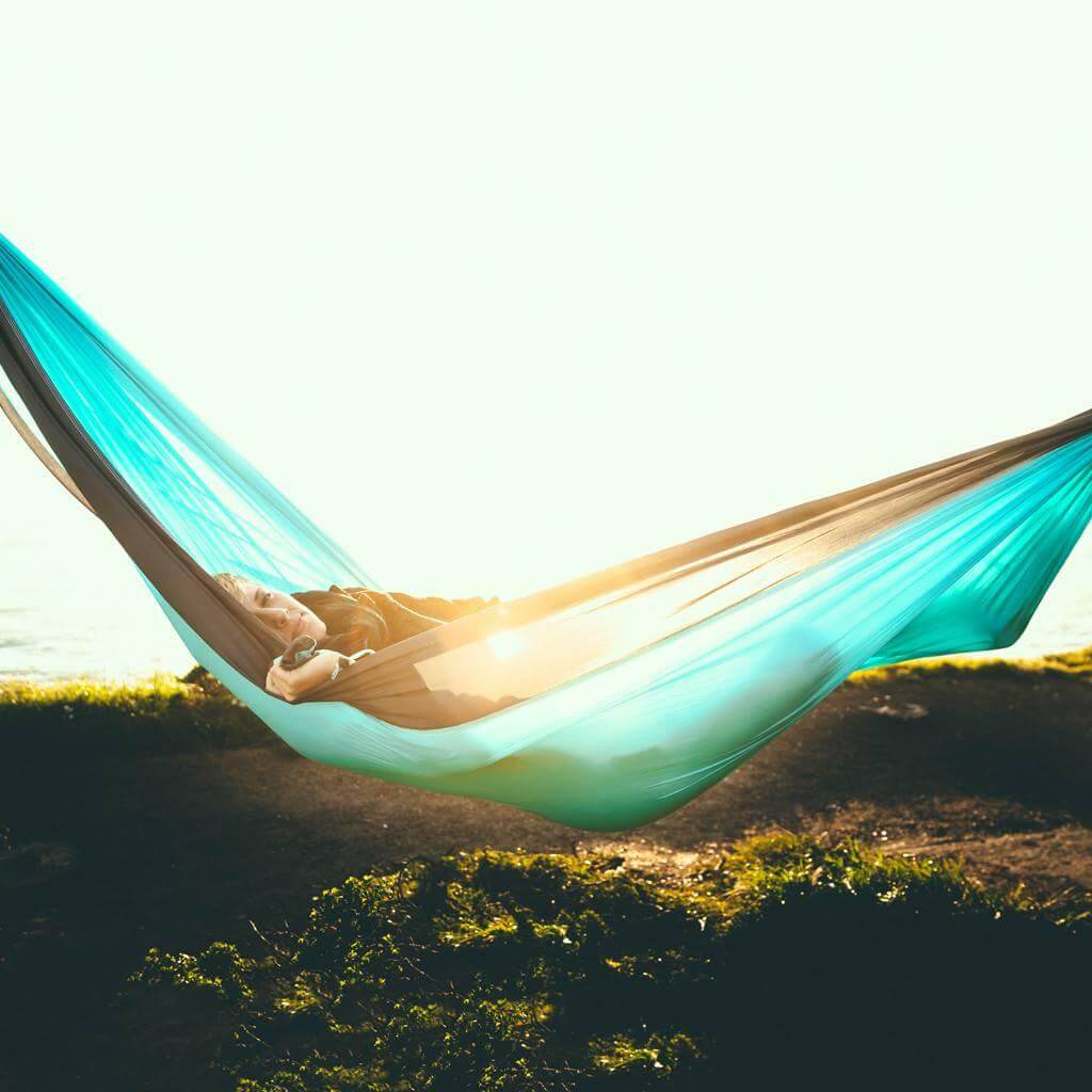 Double Hammock (Aqua & Charcoal)